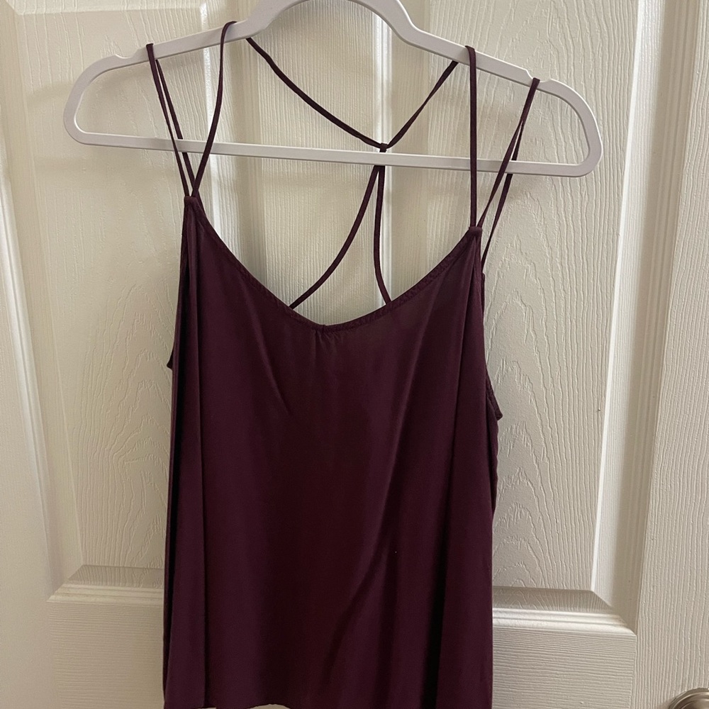 Dark purple tank